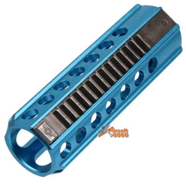 Army Force CNC Full Steel 14 Teeth Type Aluminum Piston (Blue)