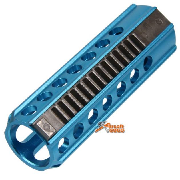 Army Force CNC Full Steel 14 Teeth Type Aluminum Piston (Blue)