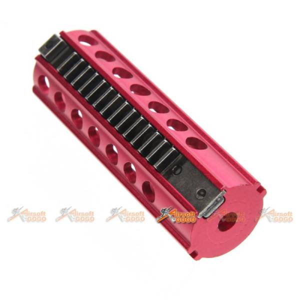 Army Force Aluminum Piston with Steel 14-teeth (Red) - Image 2