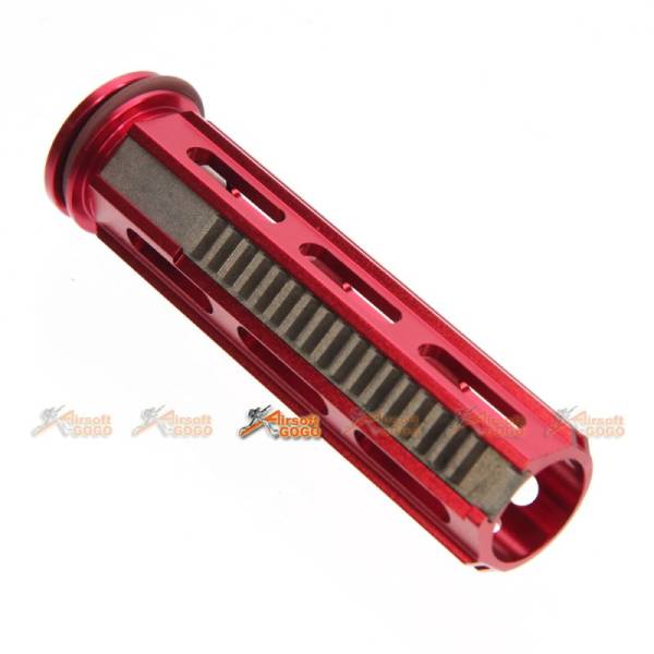 Army Force Aluminum Piston with Metal 17-teeth for SR25 R85 AEG (Red) - Image 2