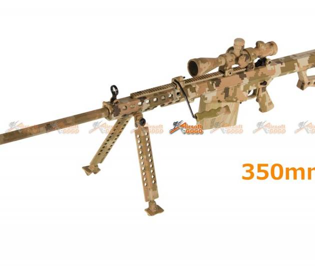 M82A1 350mm (14 Inch) Die-Cast Metal Gun Model (Desert Digital)