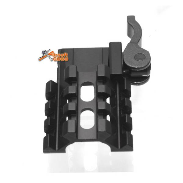 Army Force 3 Slot Angle Offset Mount with QD Lock System for 20mm Rail - Image 5