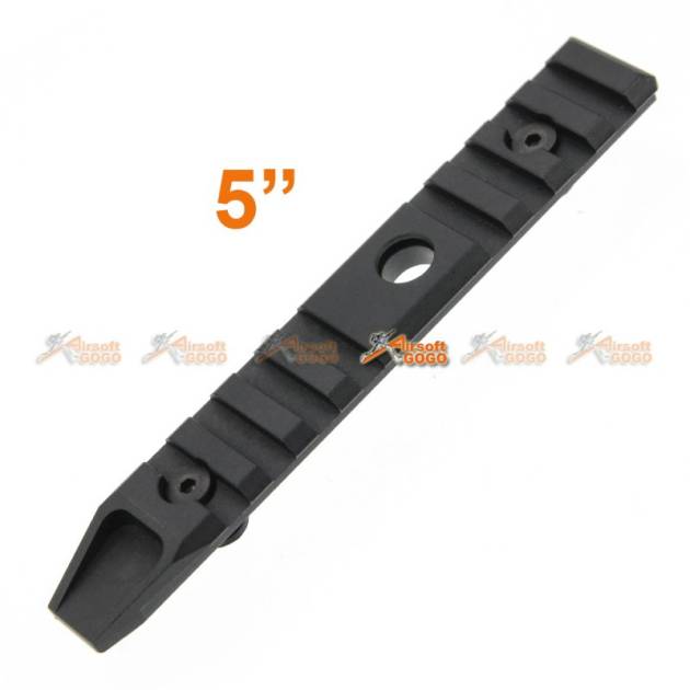 Army Force CNC Aluminum 5" Keymod Rail (Black)