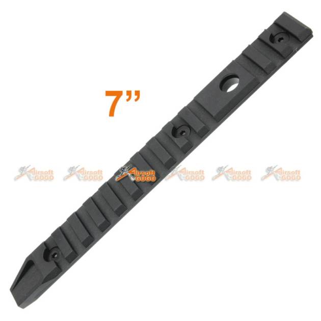 Army Force CNC Aluminum 7" Keymod Rail (Black)