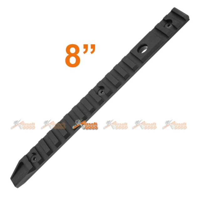 Army Force CNC Aluminum 8" Keymod Rail (Black)