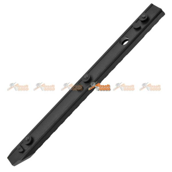 Army Force CNC Aluminum 8" Keymod Rail (Black) - Image 2