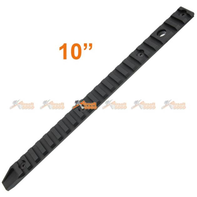 Army Force CNC Aluminum 10" Keymod Rail (Black)