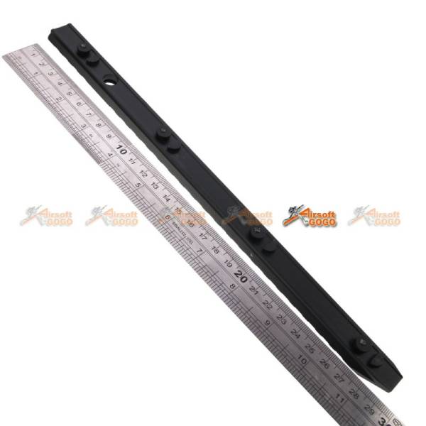 Army Force CNC Aluminum 11.5" Keymod Rail (Black) - Image 2