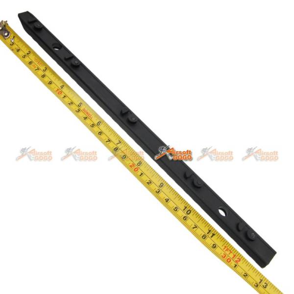Army Force CNC Aluminum 13" Keymod Rail (Black) - Image 2