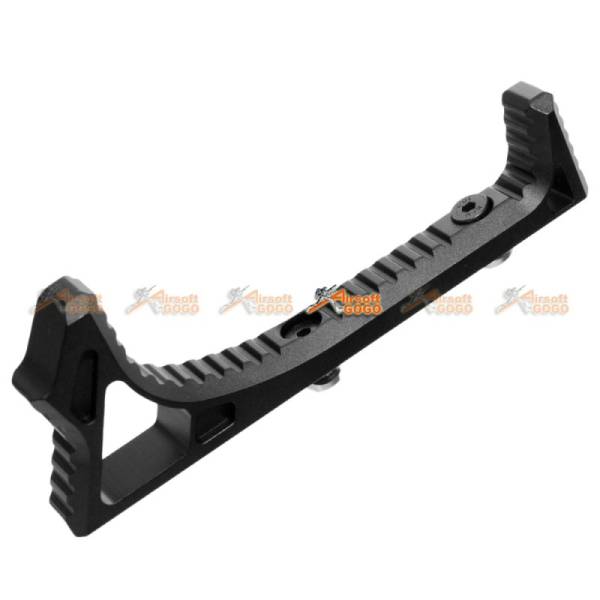 Aluminum Angled Grip for Keymod Handguard Rail (Black) - Image 2
