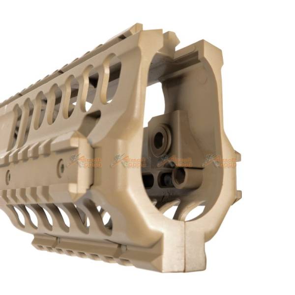 ABS Plastic MP5K / PDW, MOD5K Rail for Airsoft Marui, JG, Classic Army, Galaxy AEG (TAN) - Image 3