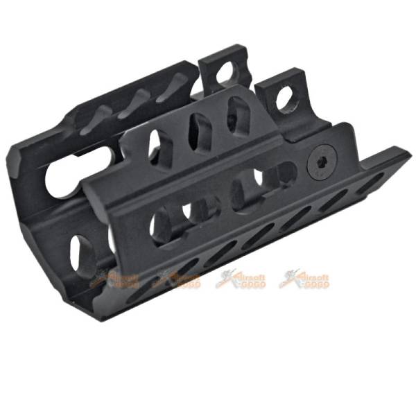 Army Force Alloy Keymod System Handguard for MP5K AEG SMG (Black) - Image 2