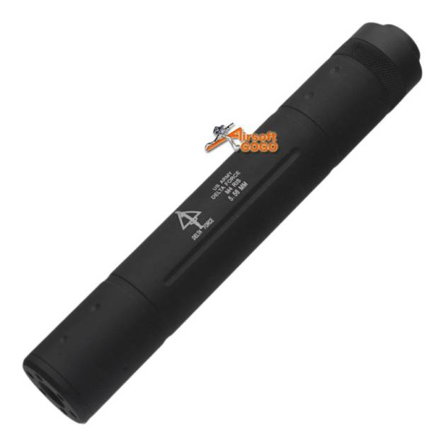 DELTA FORCE Silencer 190x30mm CCW 14mm - Black