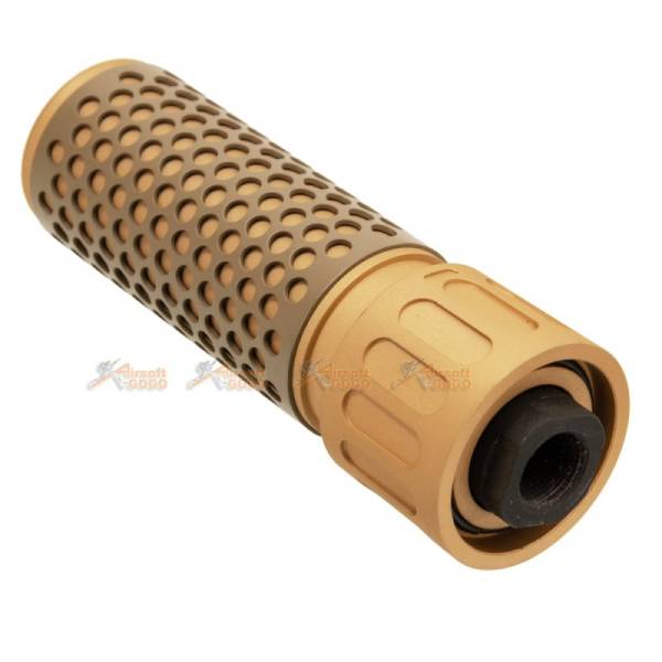 Army Force 5 Inch Silencer with QD Flash Hider (CCW 14mm, DE) - Image 3
