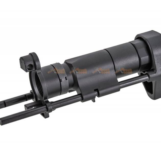 Army Force stock CNC Aluminum for CYMA MP5K AEG (Black)