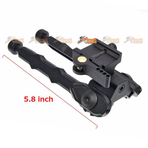 Aluminum 5.8 Inch QD Bipod for 20mm RIS, RAS, Rail - Image 5