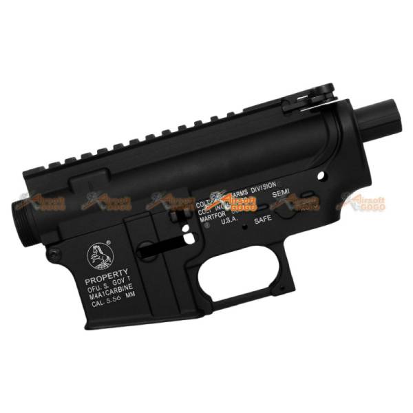 E&C Colt Type M4 AEG Metal Body with Marking - Type 2  ( Black ) - Image 3