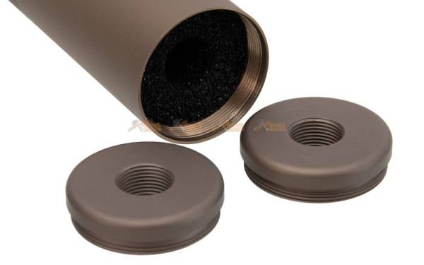 190x38mm Metal Silencer (14mm CCW & 14mm CW) for AEG / GBBR - Image 2