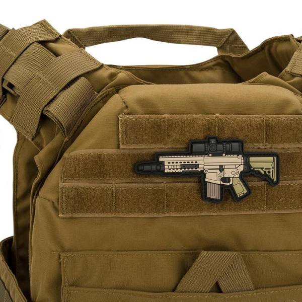 Aprilla Design PVC IFF Hook and Loop Modern Warfare Series Patch (Gun: SR25) - Image 2