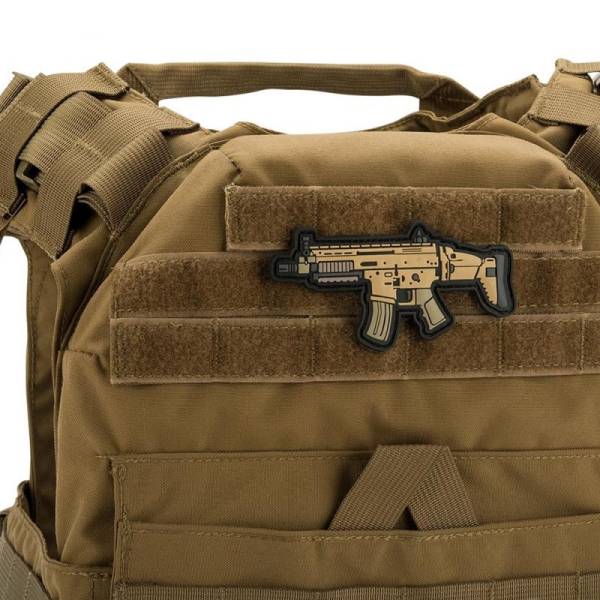 Aprilla Design PVC IFF Hook and Loop Modern Warfare Series Patch (Gun: SCAR 16) - Image 2