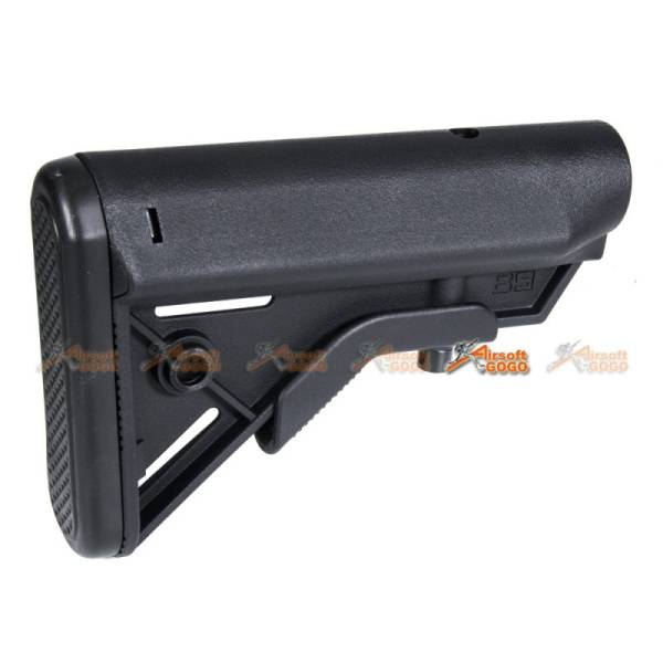B5 Style Extendable Stock for M4 AEG Rifle (Black) - Image 2