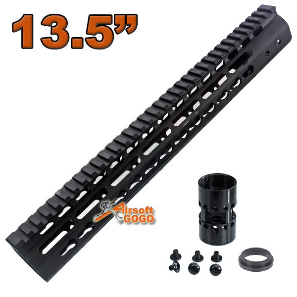 13.5" CNC Aluminum Key Mod Rail system for Marui M4 MWS GBB