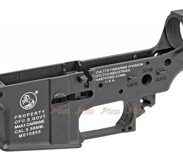 Metal Receiver for WA M4 GBB (Black)