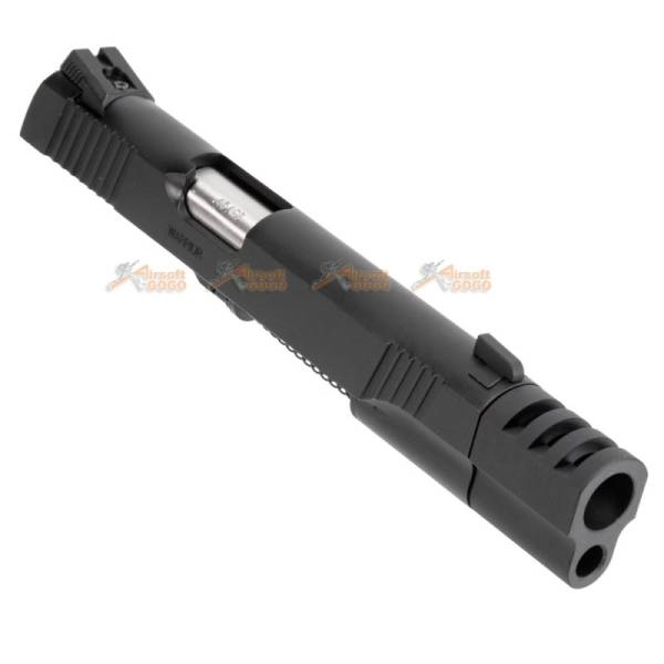 Metal Slide Set with Compensator for Marui M1911 / Army R27 R28 R30 GBB (Black) - Image 3