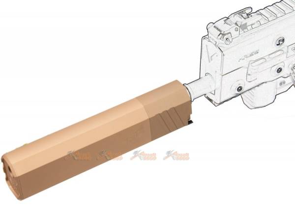 180mm Silener with Silencer Adapter ( 14mm CCW & 11mm CW )  for  AEG / GBBR - DE - Image 3