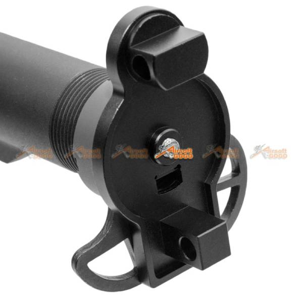 AGG Stock Adaptor w/ M4 Stock Pipe for Tokyo Marui & JG MP5K (Black) - Image 2