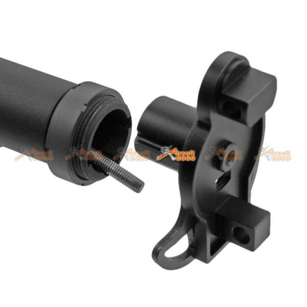 AGG Stock Adaptor w/ M4 Stock Pipe for Tokyo Marui & JG MP5K (Black) - Image 3