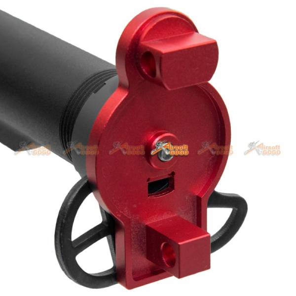 AGG Stock Adaptor w/ M4 Stock Pipe for Tokyo Marui & JG MP5K (Red) - Image 4