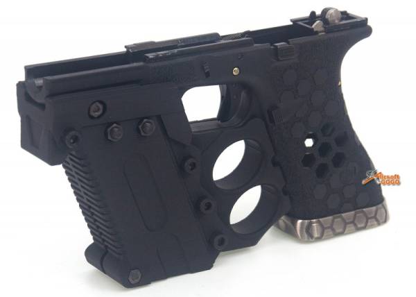 SLONG 3D printing G-Kriss Kit X AW G17 Grip set for WE G17 G34 Airsoft GBB
