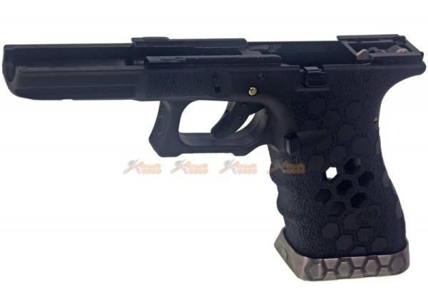 AMORER WORKS CUSTOM HEX CUT Grip Set for WE AW G17 GBB