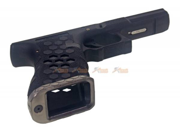 AMORER WORKS CUSTOM HEX CUT Grip Set for WE AW G17 GBB - Image 3