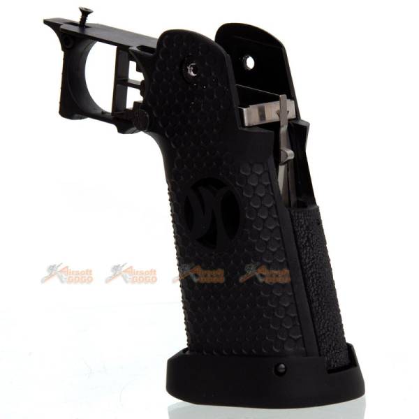 AW IPSC Grip Set for Marui / WE Hi-Capa 5.1, 4.3 Airsoft GBB Black - Image 3
