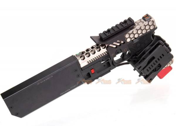 AW CUSTOM Hex Cut Signature G17 GBB Pistol with Speedy Holster - Image 2