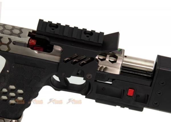 AW CUSTOM Hex Cut Signature G17 GBB Pistol with Speedy Holster - Image 6