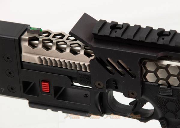 AW CUSTOM Hex Cut Signature G17 GBB Pistol with Speedy Holster - Image 10