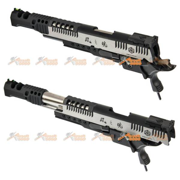 AW Custom IPSC Slide Set (.38 Supercomp Race) for Marui / WE Hi-Capa 5.1, 4.3 Airsoft GBB - Image 3