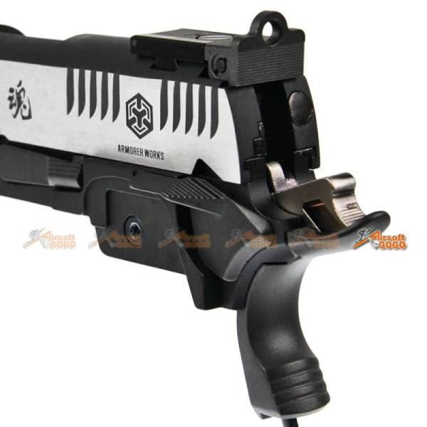 AW Custom IPSC Slide Set (.38 Supercomp Race) for Marui / WE Hi-Capa 5.1, 4.3 Airsoft GBB - Image 6