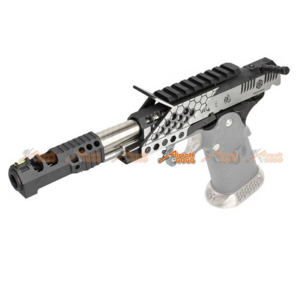 AW Custom IPSC Slide Set (.38 Supercomp Race) for Marui / WE Hi-Capa 5.1, 4.3 Airsoft GBB - Image 12