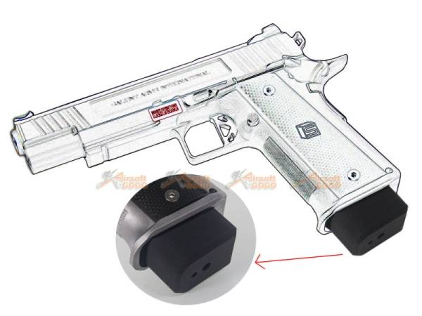 HXMG01 30rds Metal Gas Magazine for EMG SAI Hi-Capa Series GBB (Black) - Image 4