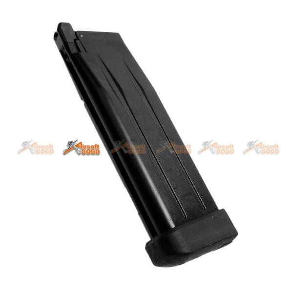 Armorer Works HXMG01 30rds Magazine for WE, Marui Hi-Capa 5.1 Airsoft GBB (Black)