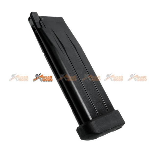 Armorer Works HXMG01 30rds Magazine for WE, Marui Hi-Capa 5.1 Airsoft GBB (Black)