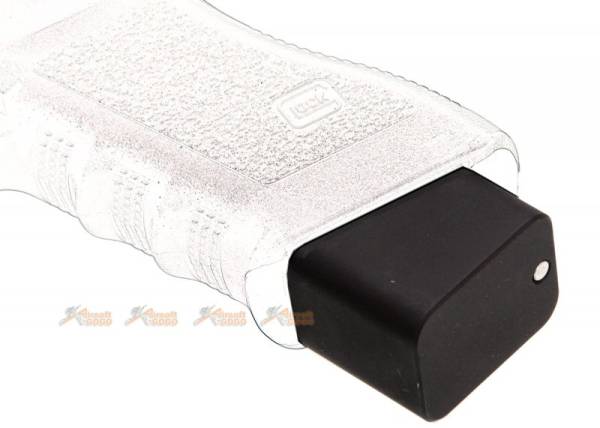AGG X AMORER WORKS CUSTOM Magazine with Aluminum Mag Base Stand for Marui WE Glock series GBB (Black) - Image 5