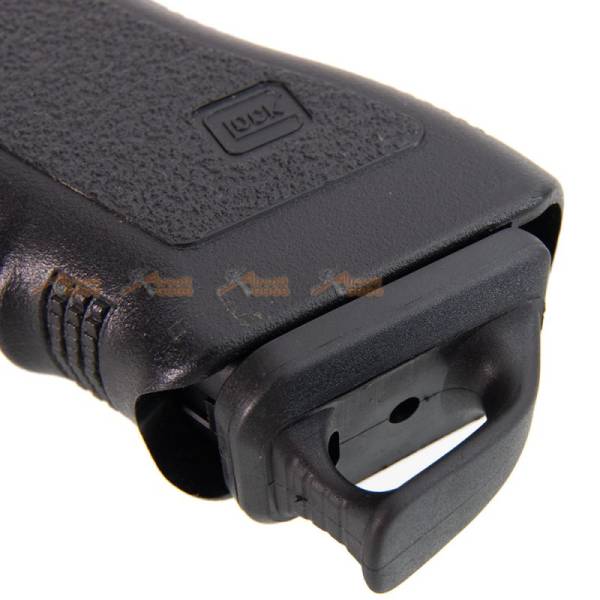 AGG X AMORER WORKS CUSTOM 24rds Magazine with QD Base for Marui G17, G18c, G34, G35 / WE G17, G18c, G19X, G34, G35 serie GBB (Black) - Image 4
