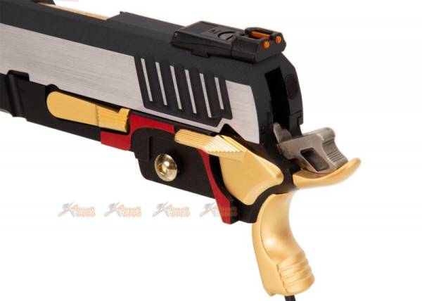 AW Custom IPSC I-Rex Slide Set for Marui / WE Hi-Capa 5.1, 4.3 Airsoft GBB (Silver, Black, Gold) - Image 5