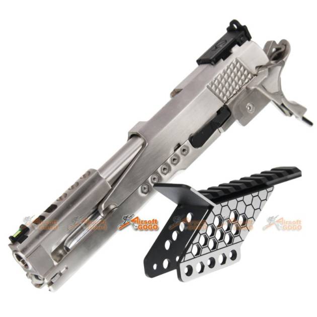 AW Custom IPSC Slide Set for Marui / WE Hi-Capa 5.1, 4.3 Airsoft GBB (Silver)