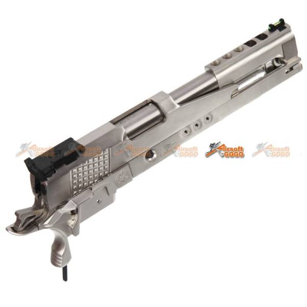 AW Custom IPSC Slide Set for Marui / WE Hi-Capa 5.1, 4.3 Airsoft GBB (Silver) - Image 4